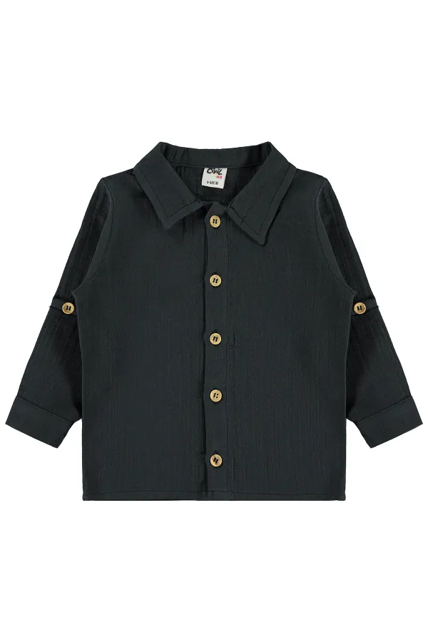 T-shirt bébé 0-24 mois anthracite - Lot