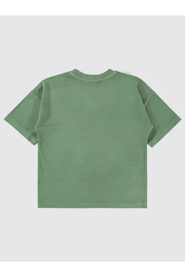 Boys T-Shirt 6-9 Years Khaki - Pack