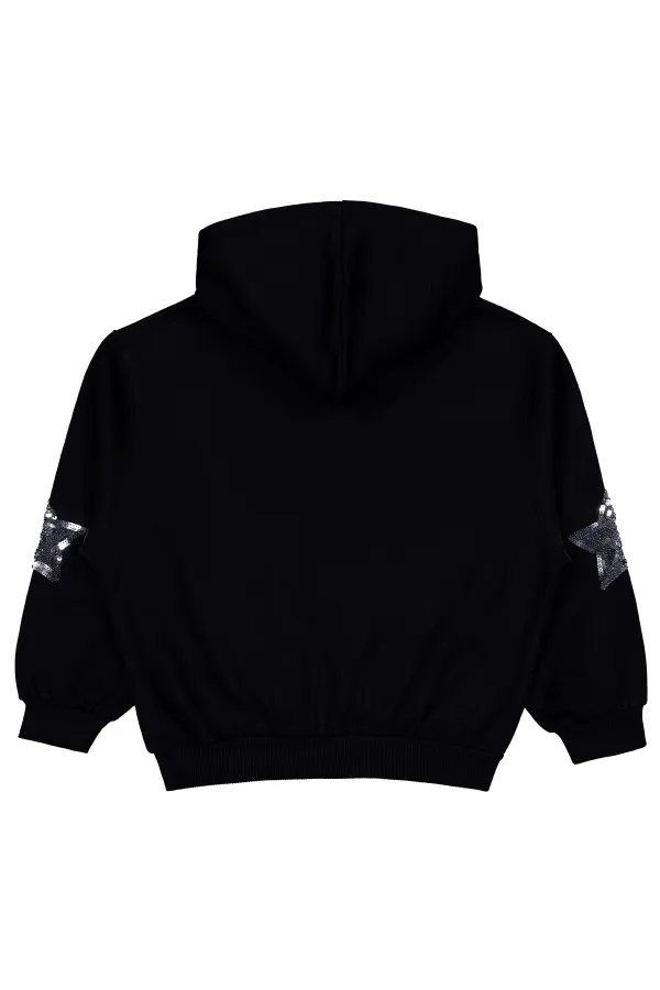 Girl's Sweatshirt 10-13 Years Old Black - Package