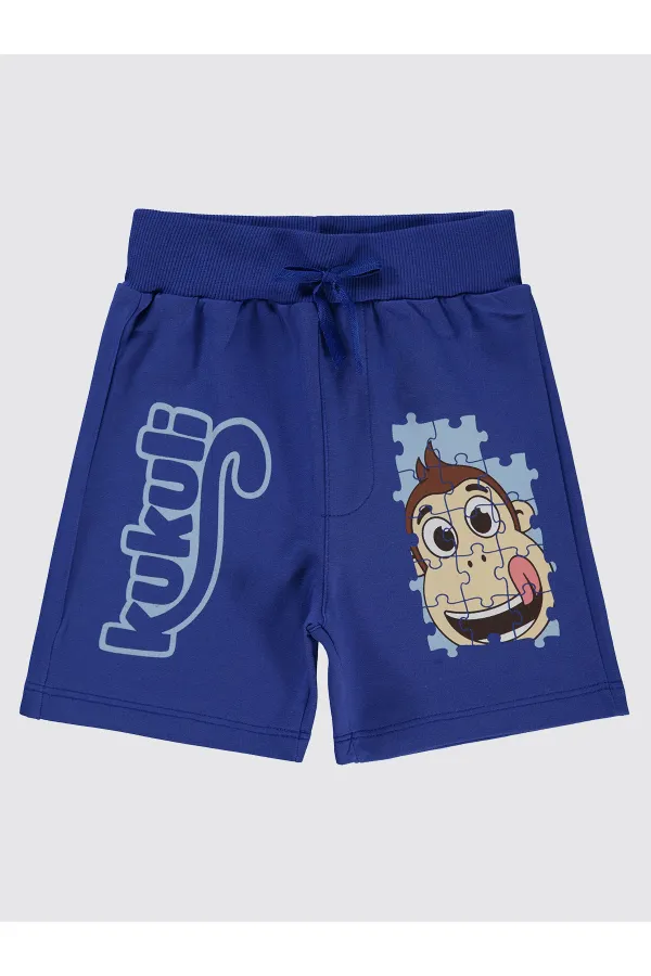 Erkek Çocuk Kapri 2-5 Yaş Saks - Paket