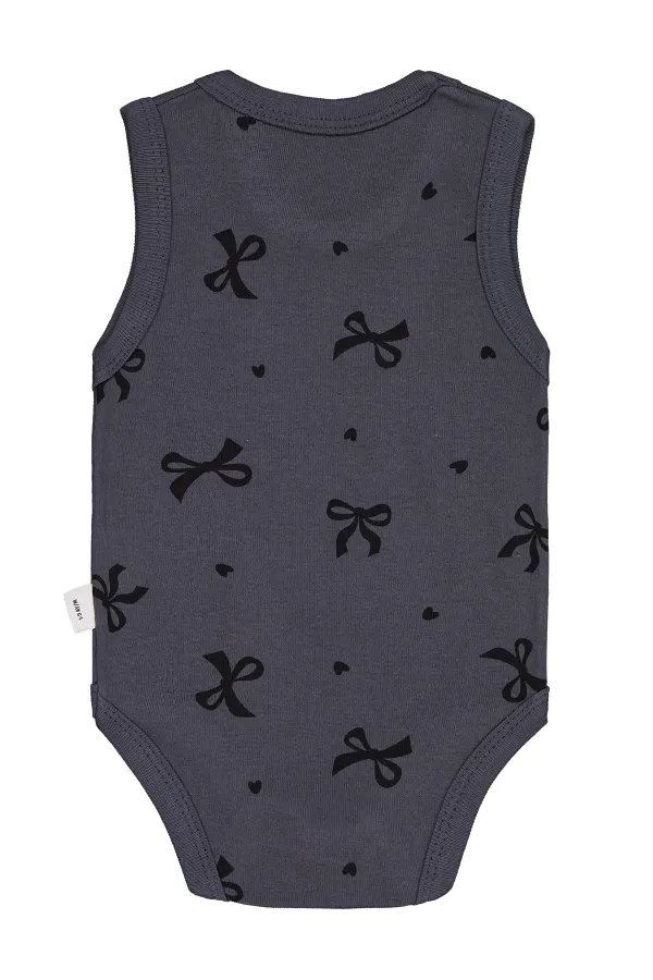 Baby Snap Bodysuit Km 0-24 Months Anthracite - Package