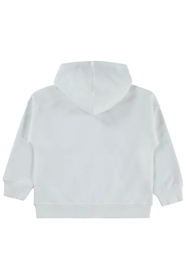 Kız Çocuk Hırka 6-9 Yaş Kırık Beyaz - Paket