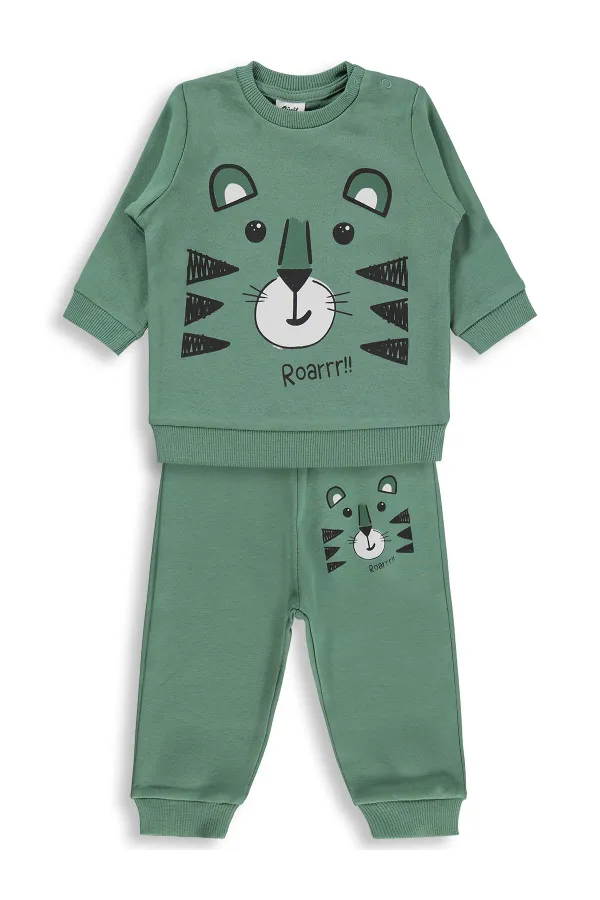 Ensemble bébé 0-24 mois kaki - Emballage