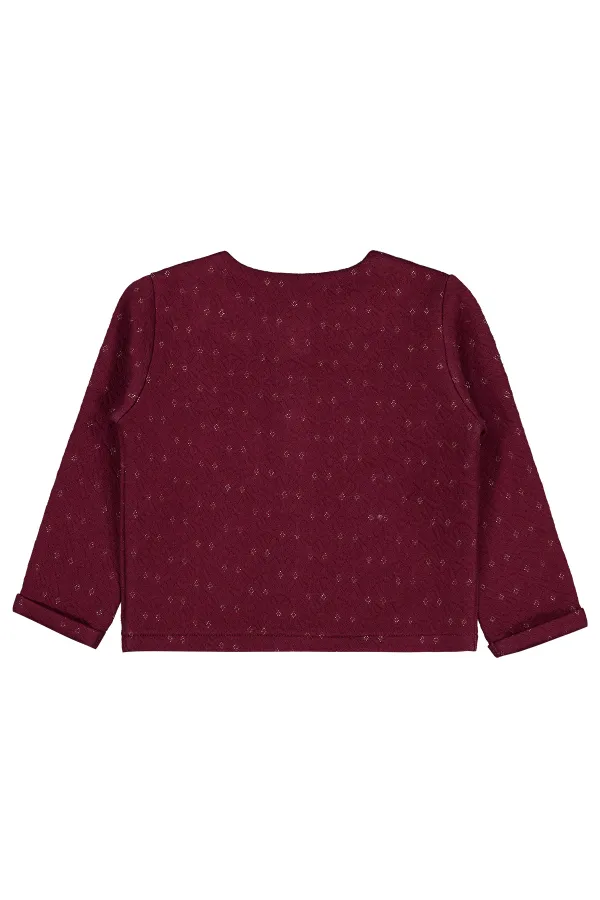 Gilet rouge pour fille de 2 à 5 ans - Emballage