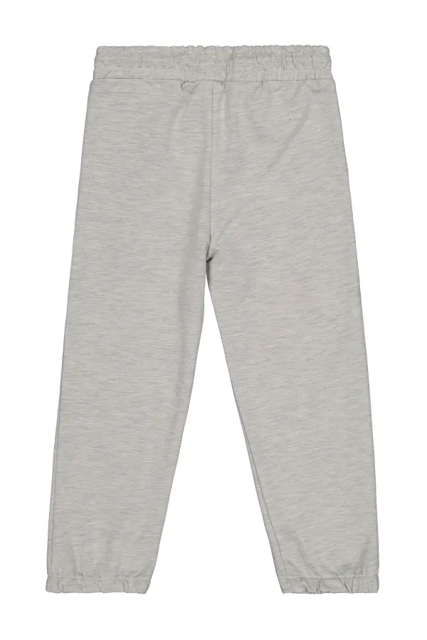 Bas de survêtement fille 2-5 ans écru Melanj - Emballage