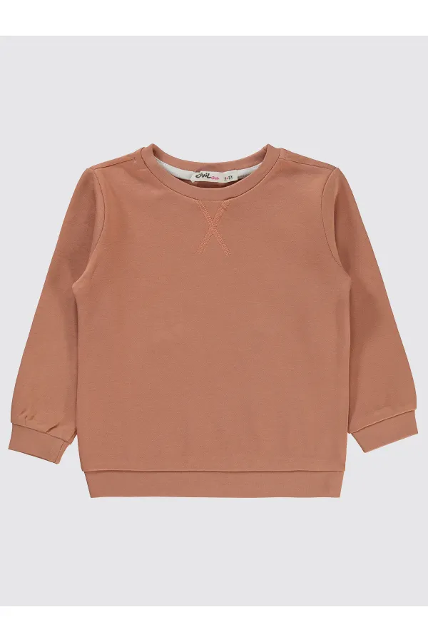 Kız Çocuk Sweatshirt 2-5 Yaş İtalyan Kili - Paket