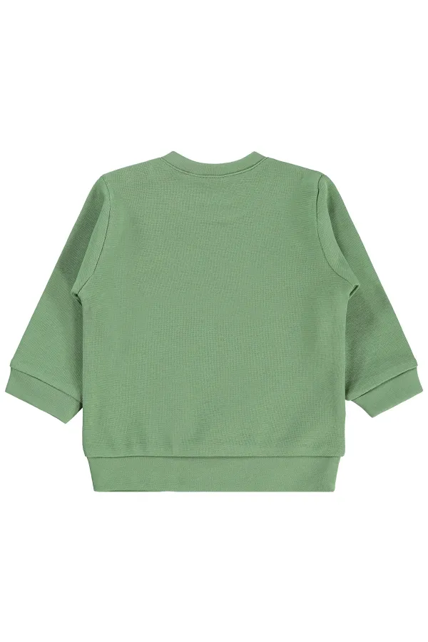 Bebek Sweatshirt 0-24 Ay Soft Haki - Paket Bebek Sweatshirt 0-24 Ay Soft Haki - Paket