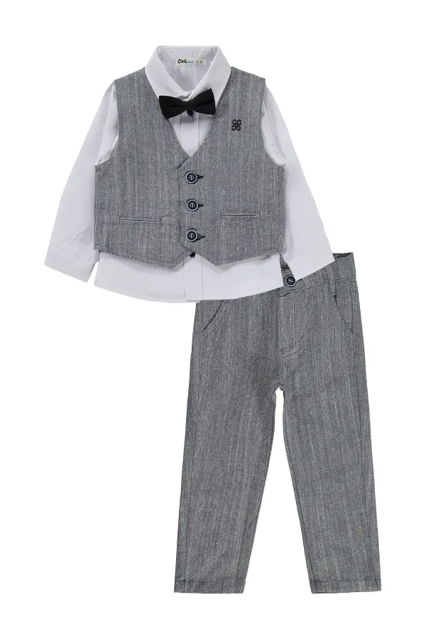 Ensemble d'équipe pour garçons de 2 à 5 ans, bleu marine - Pack