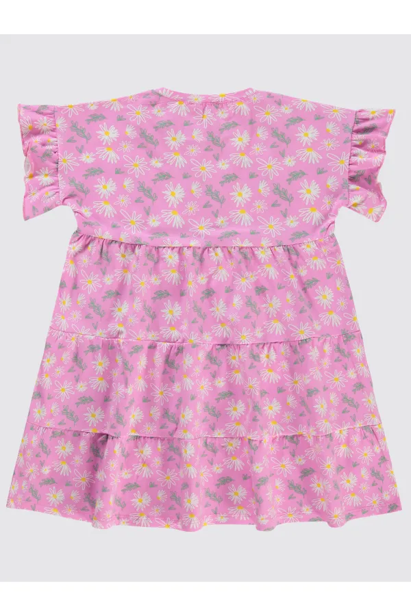 Girl's Vest and Dress 6-9 Years Old Fondant Pink - Package