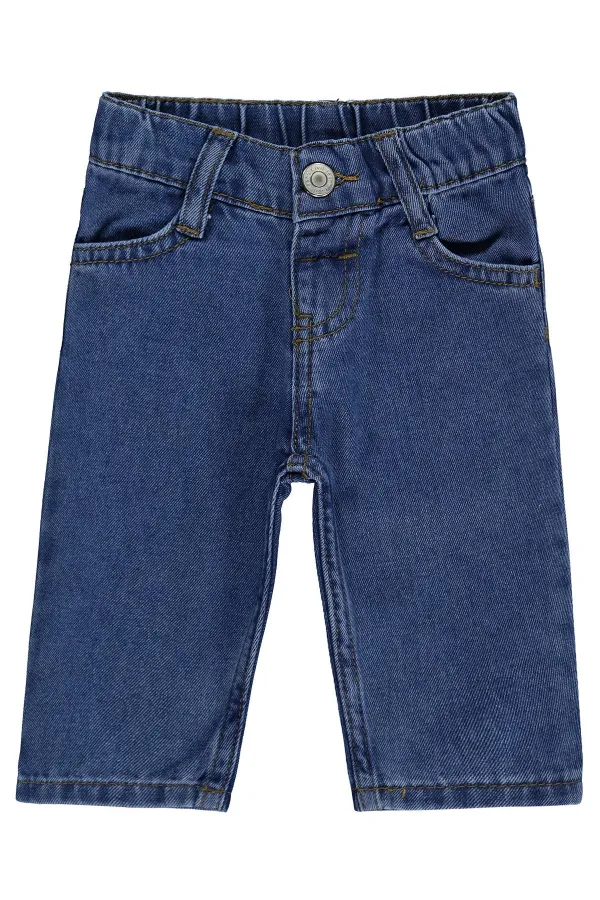 Pantalon en jean pour bébé 0-24 mois bleu clair - Lot