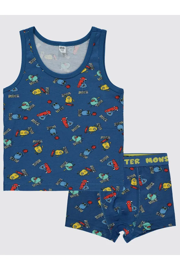 Ensemble de sous-vêtements pour garçons de 2 à 9 ans - Standard