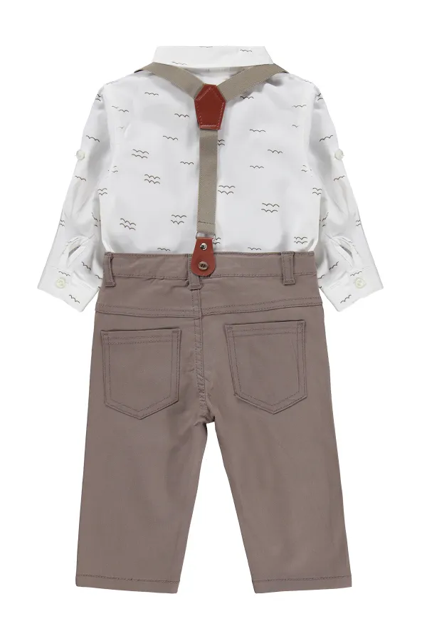 Bebek Takım 0-24 Ay Acı Kahve - Paket