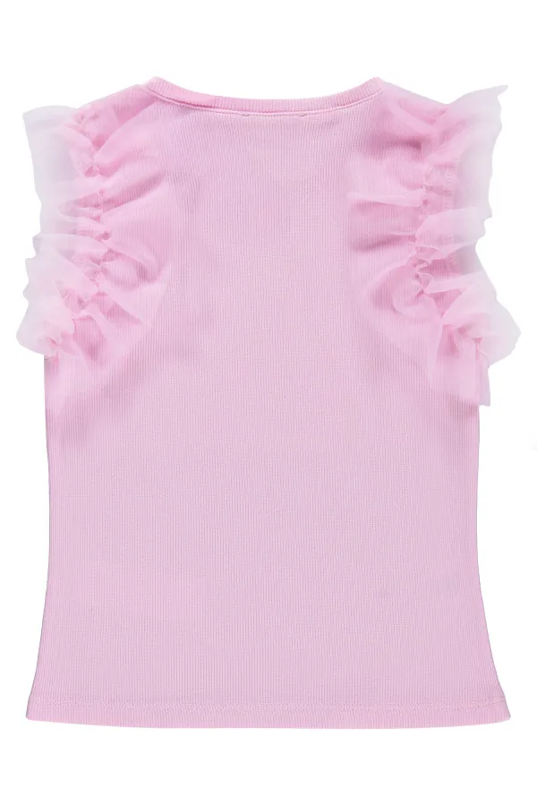 Kız Çocuk Tişört 6-9 Yaş Pembe - Paket