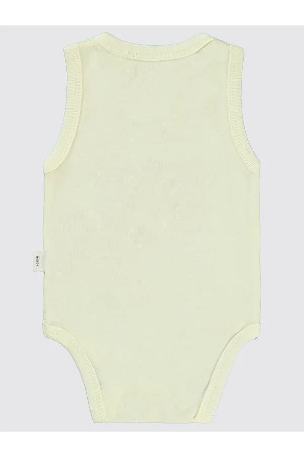 Body bébé à boutons-pression 0-24 mois ivoire - Lot