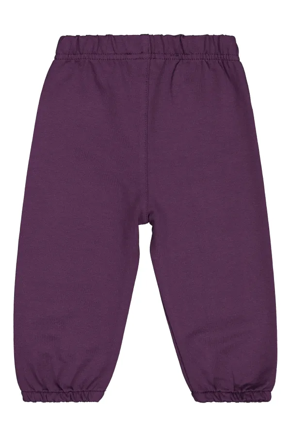 Bebek Eşofman Altı 0-24 Ay Pancar Moru - Paket