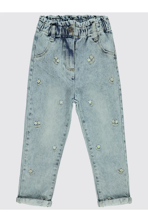 Girl's Trousers 2-5 Years Blue - Pack