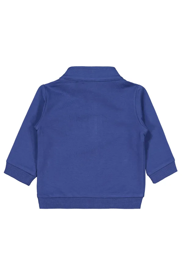 Bebek Sweatshirt 0-24 Ay İndigo - Paket