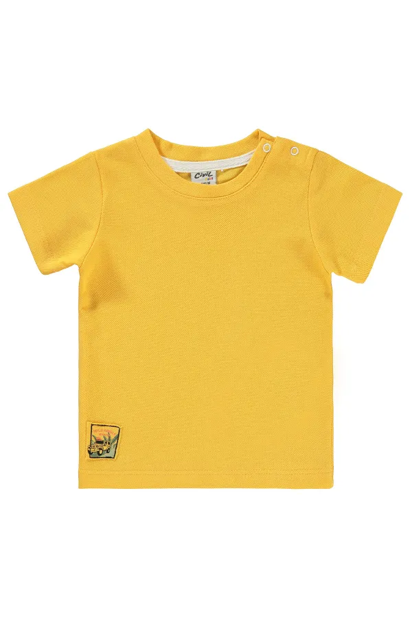 Baby T-Shirt 0-24 Months Mustard - Pack