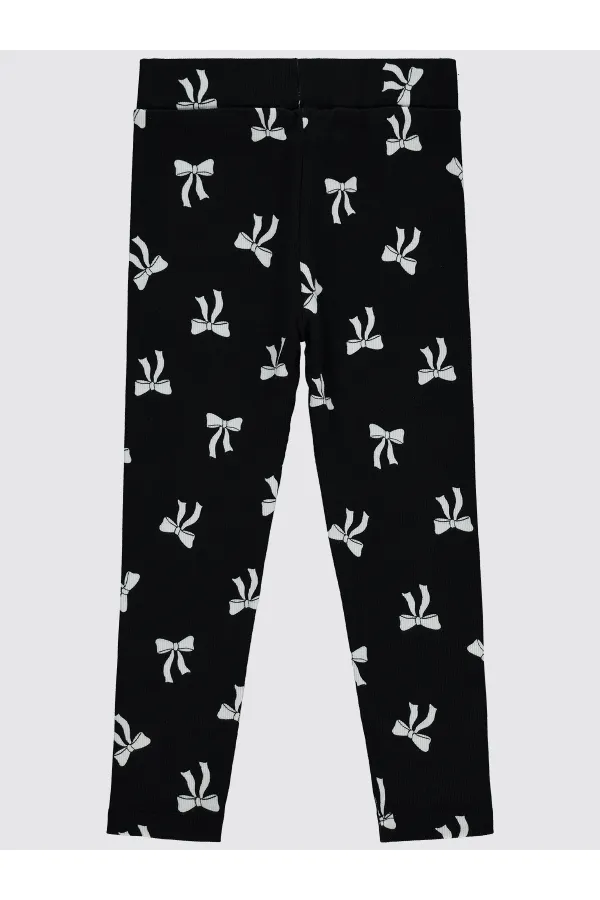 Collants noirs pour filles de 6 à 9 ans - Lot