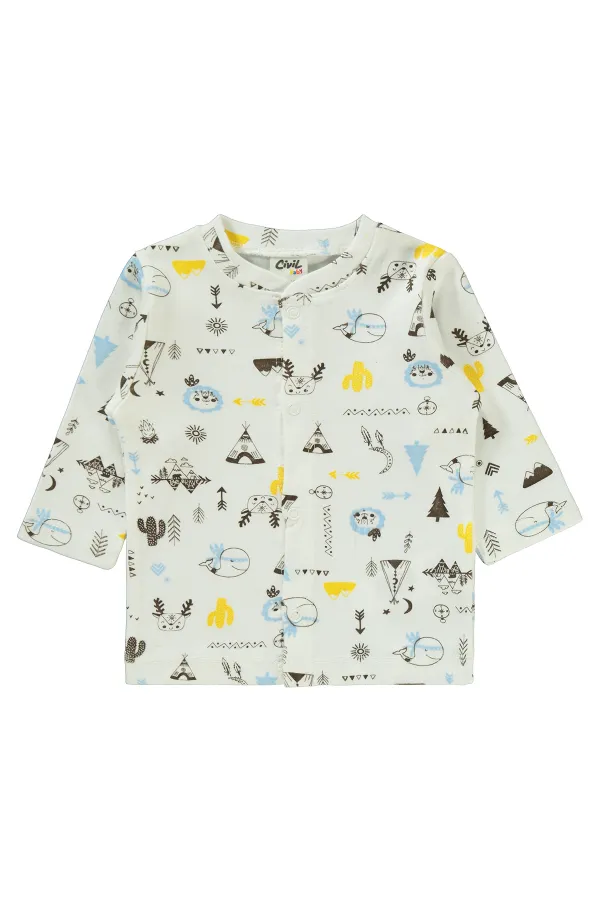 Ensemble pyjama bébé 0-24 mois orange - Lot