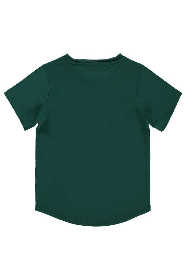 T-shirt garçon 2-5 ans émeraude - Emballage