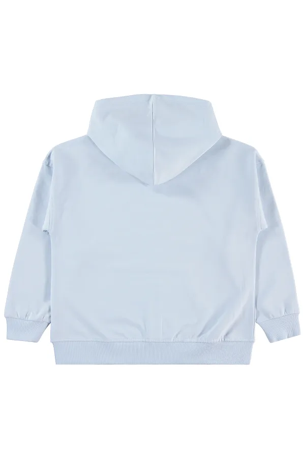 Girls' Cardigan, Ages 10-13, Light Blue - Pack