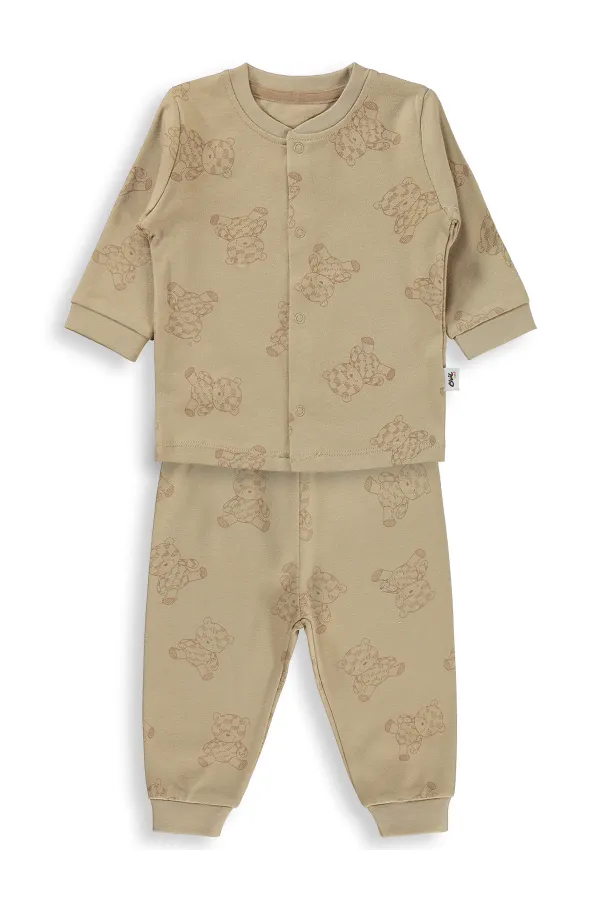 Ensemble pyjama bébé 0-24 mois Café - Lot