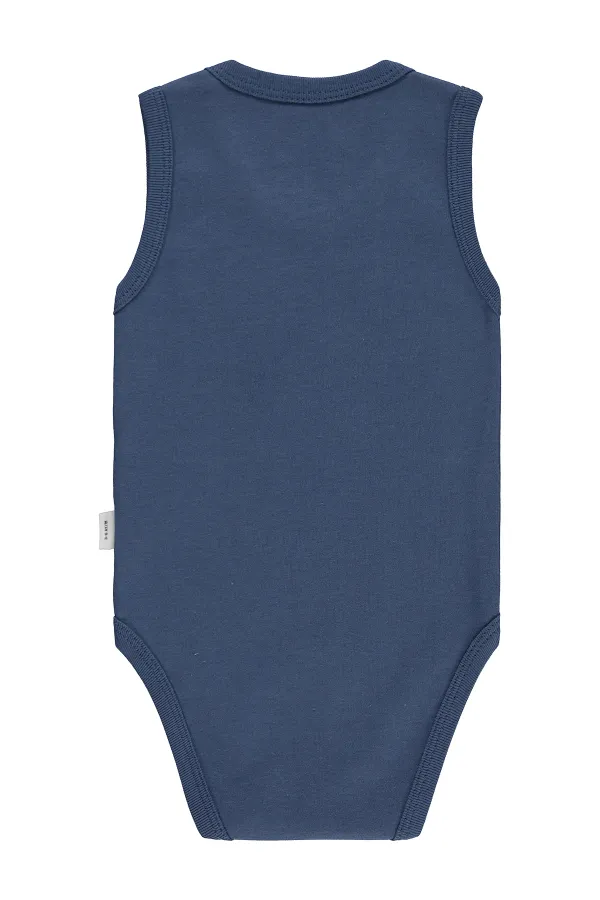 Bebek Çıtçıtlı Badi 0-24 Ay İndigo - Paket