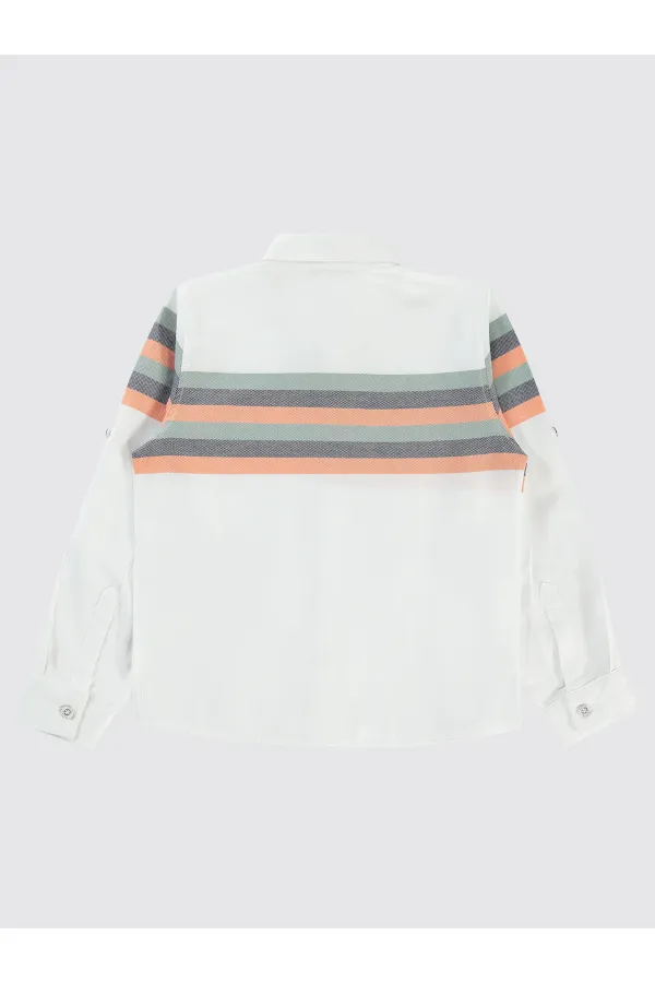 Chemise garçon 10-13 ans kaki - Emballage