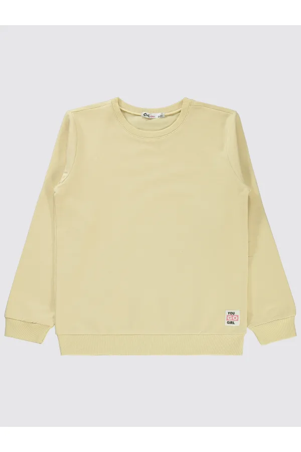 Sweat-shirt pour fille de 6 à 9 ans, motif arbre blond - Emballage