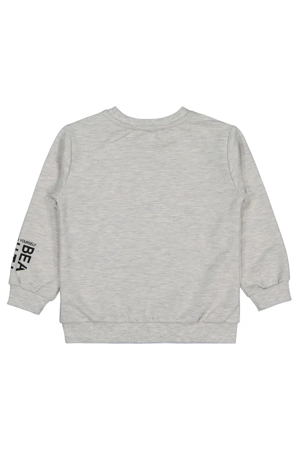 Girl's Sweatshirt 2-5 Years Old Ecru Melanj - Package