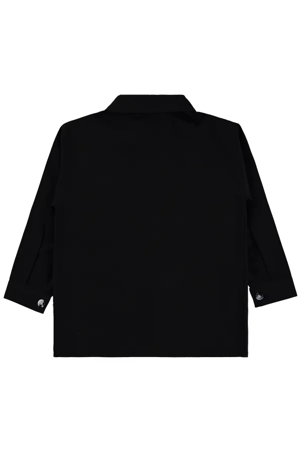 Boys' Shirt Set 6-9 Years Black - Package