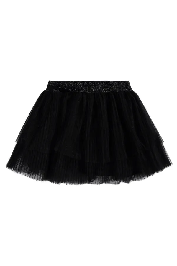 Kız Çocuk Etek 6-9 Yaş Siyah - Paket