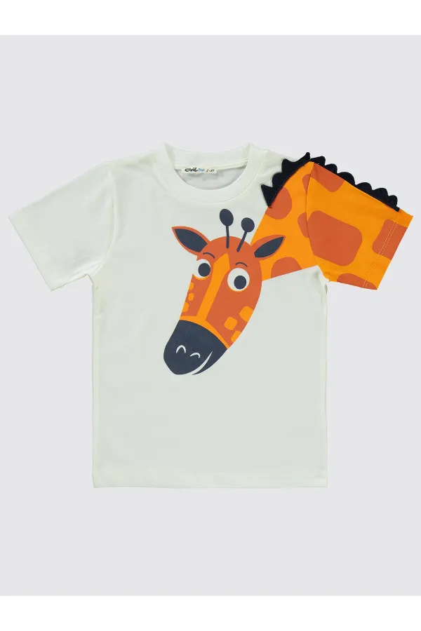 Erkek Çocuk Takım 2-5 Yaş Ekru - Paket