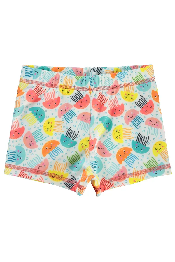 Erkek Çocuk Mayo 2-5 Yaş Beyaz - Paket