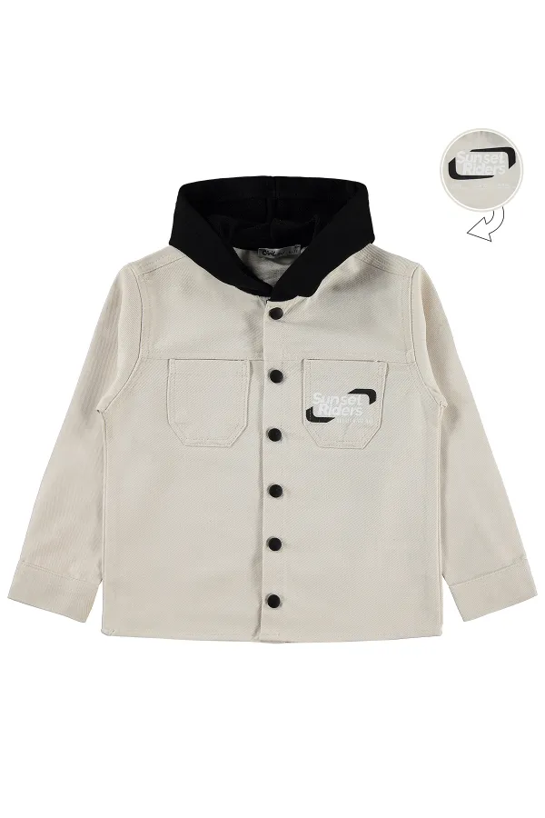 Erkek Çocuk Gömlek 10-13 Yaş Koyu Taş Rengi - Paket