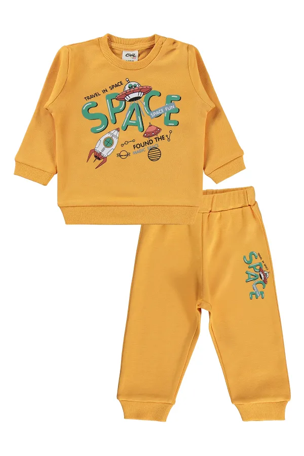 Bebek Takım 0-24 Ay Hardal - Paket