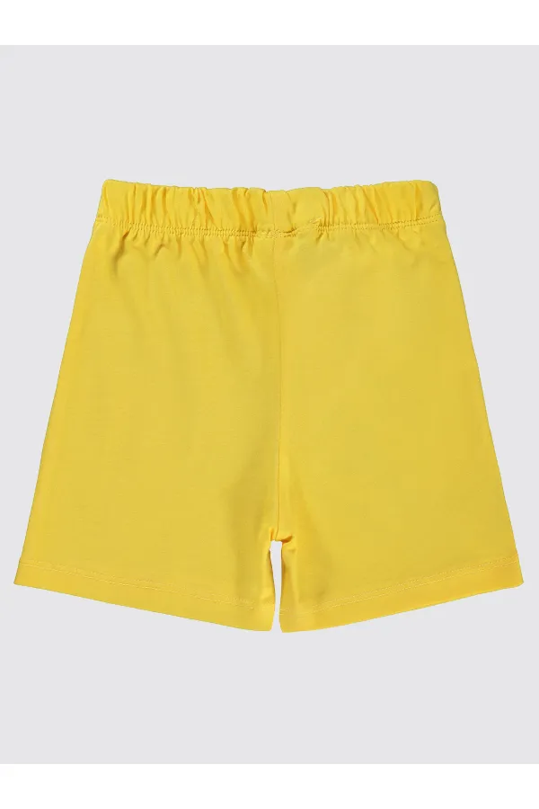Erkek Çocuk Şort 2-5 Yaş Sarı - Paket