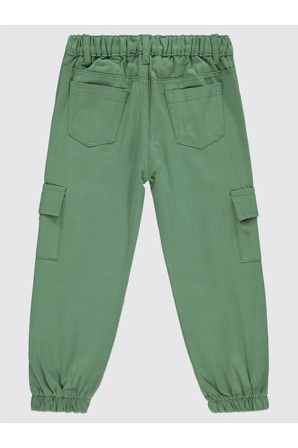 Erkek Çocuk Pantolon 10-13 Yaş Açık Haki - Paket