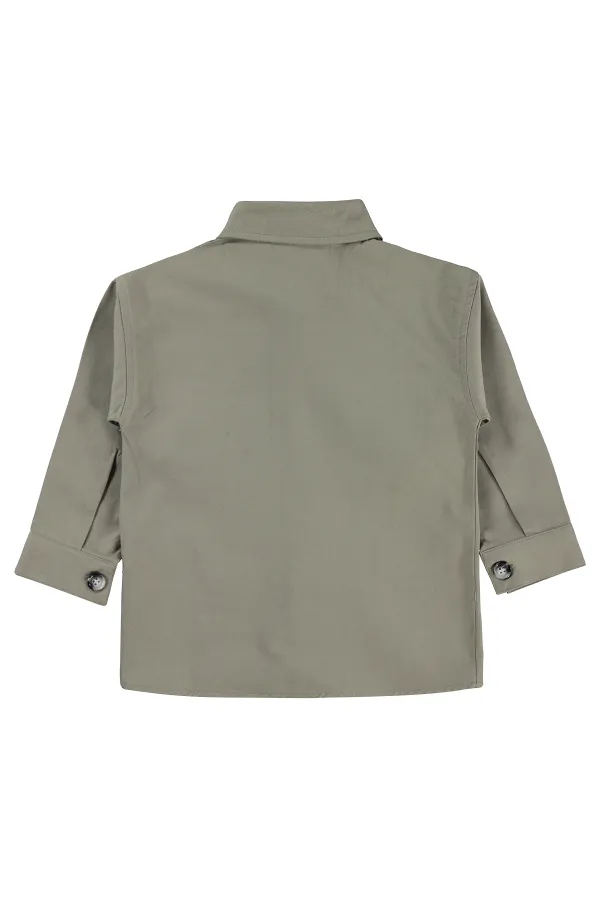 Ensemble chemise garçon 2-5 ans gris clair - Emballage