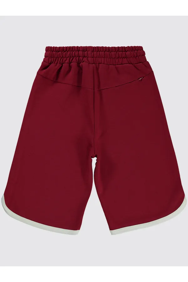 Erkek Çocuk Kapri 10-13 Yaş Bordo - Paket