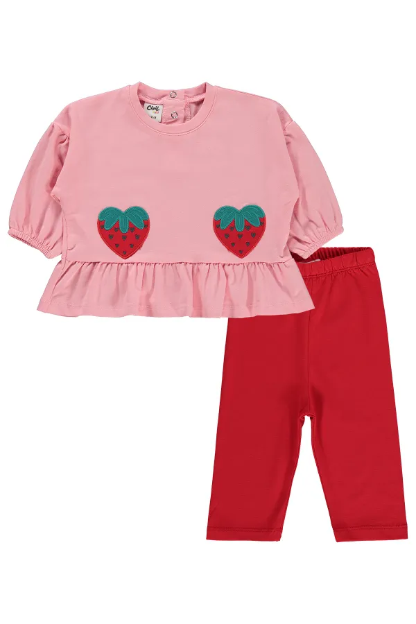 Bebek Takım 6-18 Ay Bebe Pembe - Paket