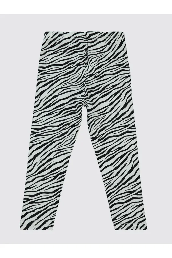 Kız Çocuk Tayt 2-5 Yaş Ekru - Paket