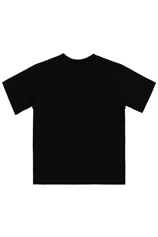 Erkek Çocuk Tişört Km 2-5 Yaş Siyah - Paket