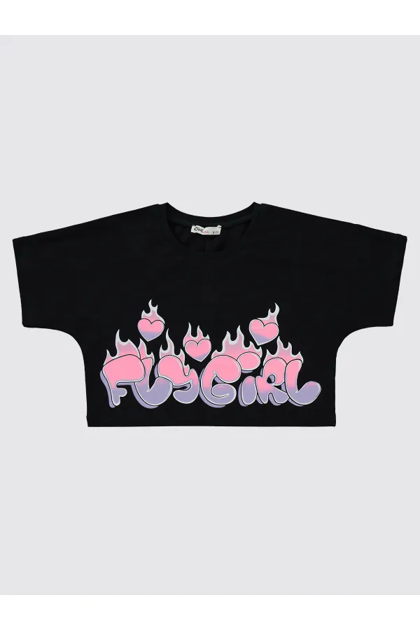 Kız Çocuk Takım 6-9 Yaş Siyah - Paket