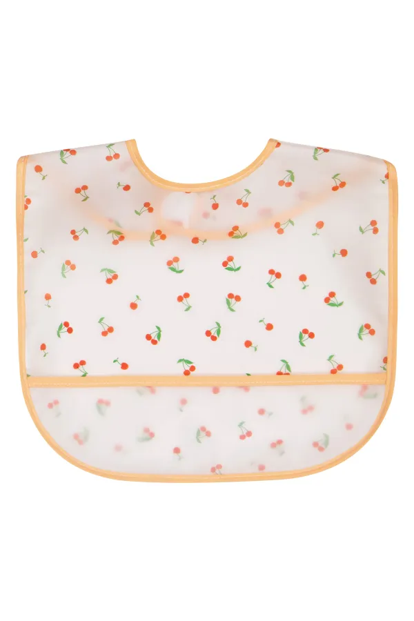 Bebek Mama Önlüğü 0-24 Ay Ekru-Mint - Paket