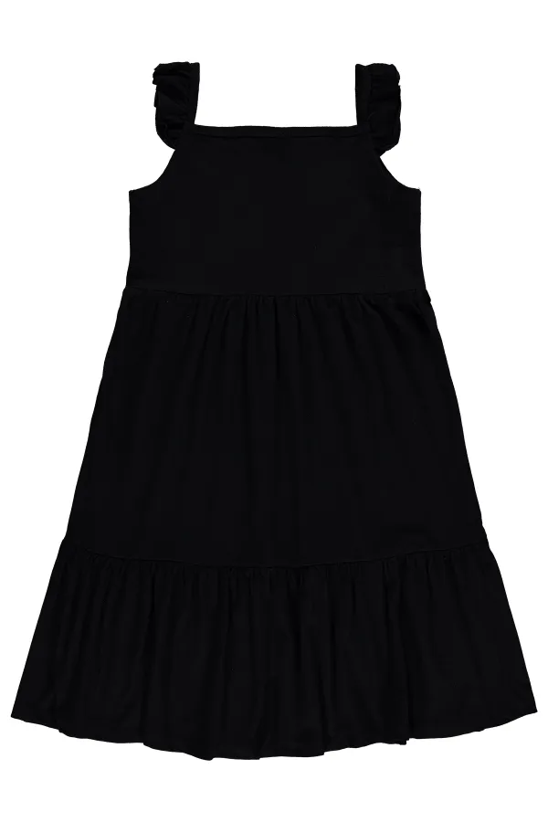 Girls' Jumpsuit and Dress, Ages 10-13, Black - Package