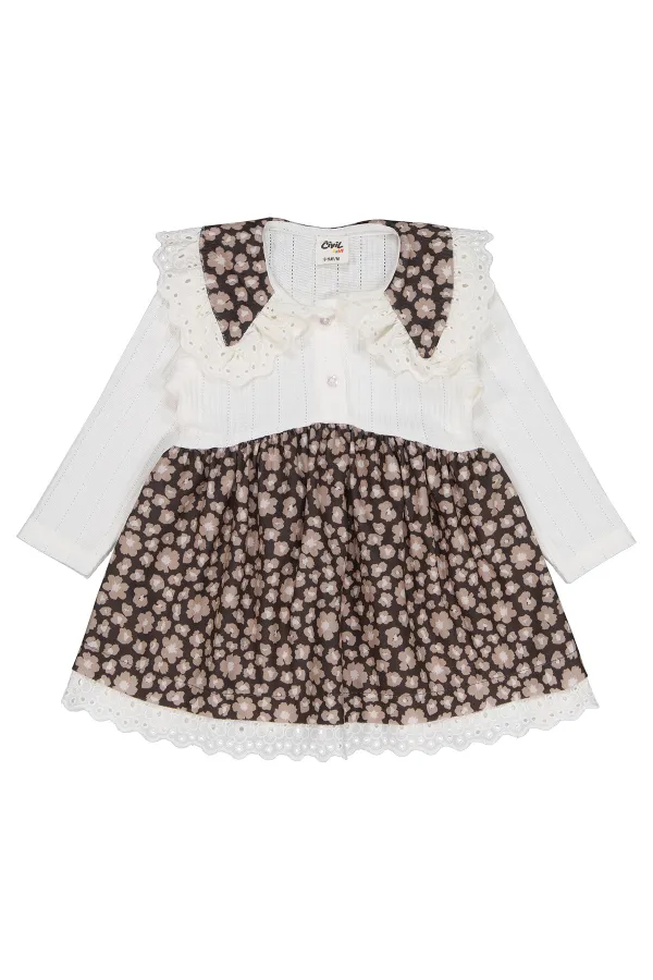 Baby Vest and Dress 0-24 Months Mink - Package