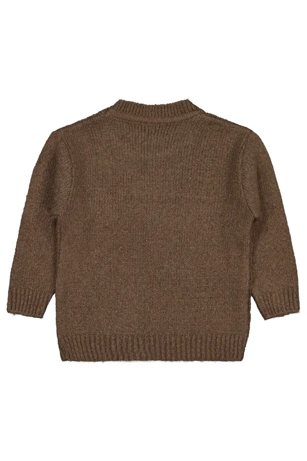 Boy's Sweater 2-5 Years Mink Melange - Package