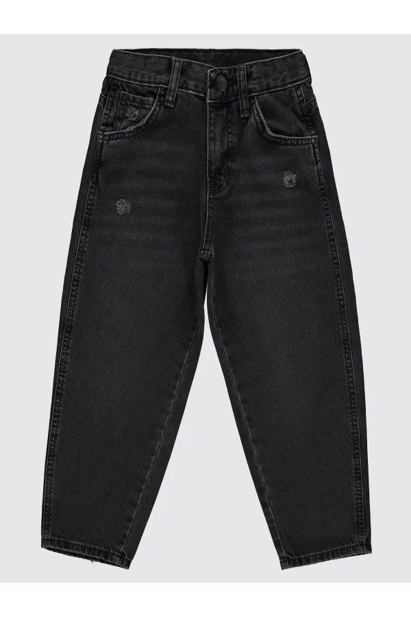 Erkek Çocuk Pantolon 6-9 Yaş Füme - Paket